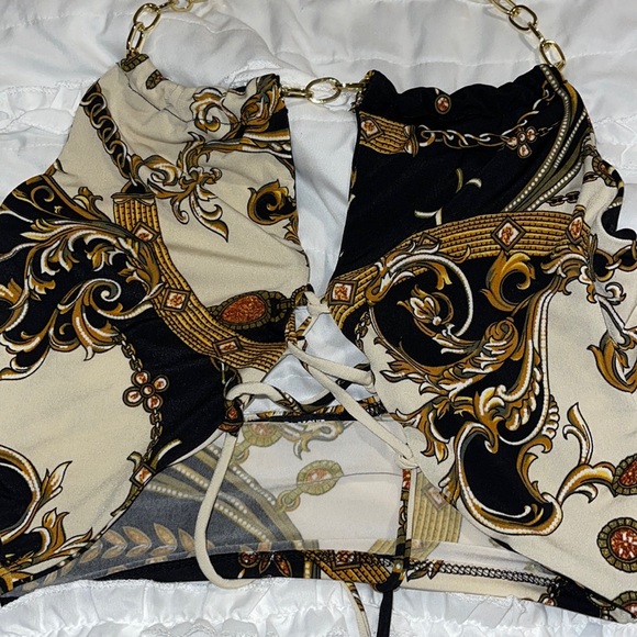 Pattern chain halter top - Picture 5 of 5